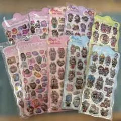 ラブブ　ボンボンドロップ風シール　10枚セット