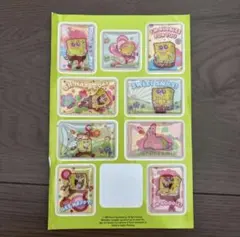 平成レトロ スポンジボブ シール ぷっくりシール