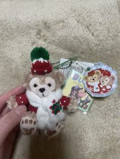 2014年【クリスマスver】ダッフィーのキーホルダー