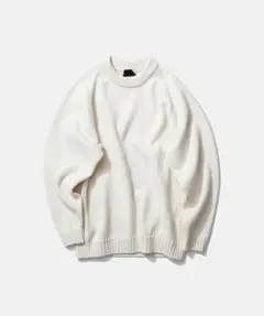 ATON WASHI CASHMERE クルーネックセーター