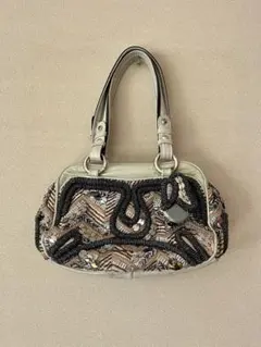 JAMIN PUECH ハンドメイドビーズ ショルダーバッグH.P.FRANCE