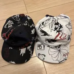 【2点】NIKE ヘリテージ86 グラフィックキャップ 黒 白 フリーサイズ