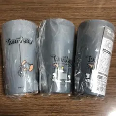 【新品未使用】トムとジェリー　プラスチックタンブラー　一番くじ　C賞　3点セット