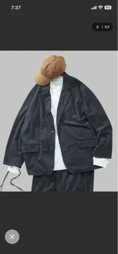 FREAK'S STORE グレー テーラードジャケット&パンツセット M