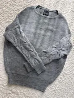 アーバンリサーチ/URBAN RESEARCH　ケーブル編み長袖ニット F
