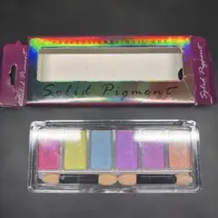 ネイルパウダー ミラーパウダー オーロラパウダー 6色パレット　ネイル用品