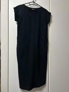 ANGELIEBE 授乳服 黒♡Aラインワンピース