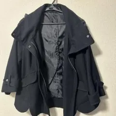 ネイビーフード付ジャケット