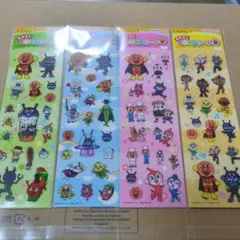 アニメキャラクターシール4シートセット