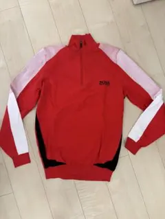 BOSS ハーフジップセーター L レッドのサムネイル