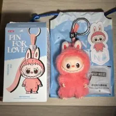 ◎ラブブ PIN FOR LOVE イニシャル 【N】labubu