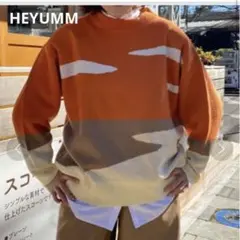 ヘユム グラフィックジャガードニット フリーサイズのサムネイル