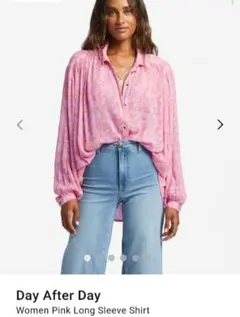 Billabong　インド製ボタニカルフラワー柄ドルマンブラウス　レーヨンボイルのサムネイル