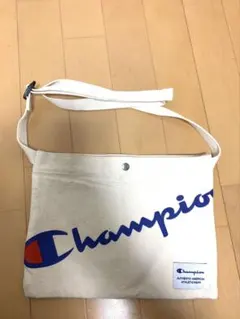 Champion ショルダーバッグ アイボリー 約26cm x 20cm