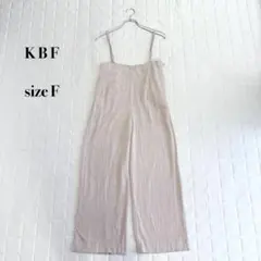 KBF キャミサロペット ワイドパンツ オールインワン F ベージュのサムネイル