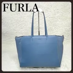 フルラ FURLA トートバッグ 水色 A4PC 大容量 通勤 通学