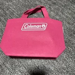 【新品未使用】Coleman フェルトトートバッグ ピンク