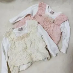 いちご様専用　petit main 長袖カットソー 80 サイズ 2枚セット