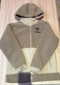 hummel フリースジャケット ベージュMサイズ