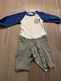 petit main 80サイズ ラグラン袖　ロンパース