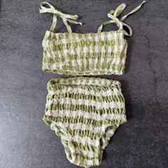 ベビーセパレート水着 ビキニ グリーン 90