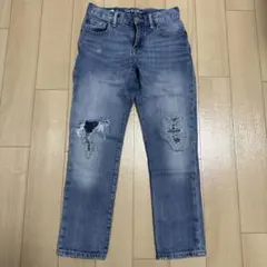 Gap ダメージ加工 ストレートパンツ