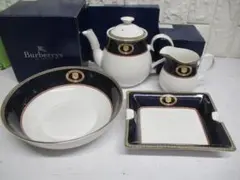 BURBERRY バーバリー ティーポット クリーマー ボウル マグ セット BURBERRY バーバリー ティーポット クリーマー ボウル マグ セット