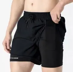 トレーニングショートパンツ ブラック