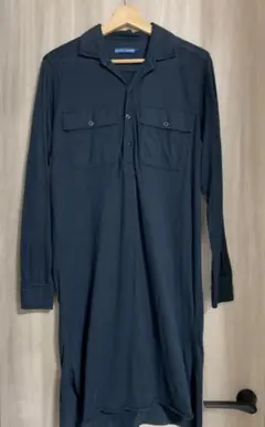 ラルフローレン シャツワンピース ブラックL ロング