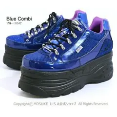【Yosuke】厚底スニーカー ブルー 27cm【ほぼ新品】