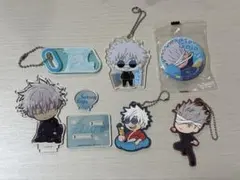 呪術廻戦 五条悟 アクリルスタンド キーホルダー 缶バッジ セット