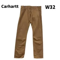 カーハート ワークパンツ 茶色 L相当 カジュアル ストリート【5269】