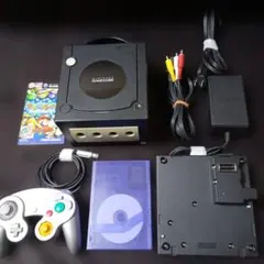 ゲームキューブ本体 黒 ゲームボーイプレーヤー スタートアップディスクセット