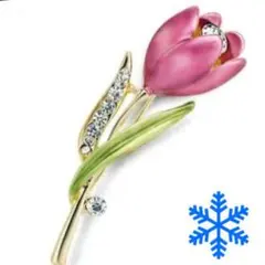 ●ブローチ　チューリップ　レディース　卒業式　入学式　成人式　お花見　結婚式