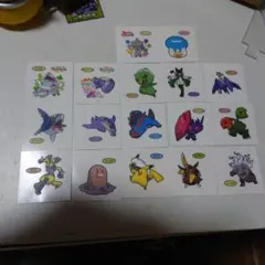 ポケモンパンデコキャラシール17枚ハロウィン限定デザイン含む