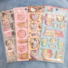 【国内正規品】ハローキティ キラキラカプセルシール まとめ売り