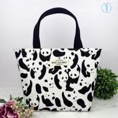 ミニトートバッグ　ハンドメイド　パンダ柄