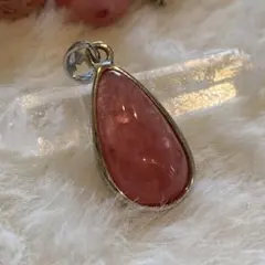 インカローズ　ペンダントトップ　シルバー925 天然石　302