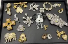 ブローチ コサージュ まとめ