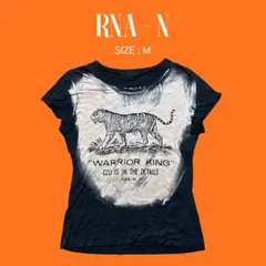 【希少】RNA-N アールエヌエーエヌ タイガープリント Tシャツ ブリーチ加工のサムネイル