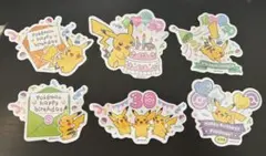 韓国限定ポケモン30周年ステッカー birthday party Edition