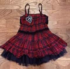 Algonquin's Addiction チェック柄ノースリーブワンピース