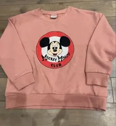 ミッキーマウス トレーナー 120サイズ ピンク
