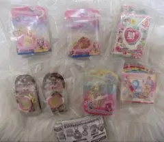 プリキュアオールスターズ変身ダイキャストチャーム パッケージ4 ガチャ 7点