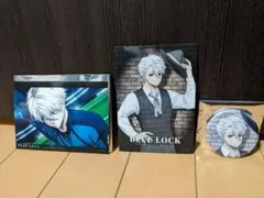 ５月１日〜　ブルーロック 凪誠士郎 ブロマイド2枚 缶バッジ