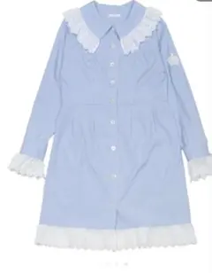 MILK CROWN Dress ブラウス サックスブルーストライプのサムネイル