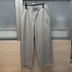 UNIQLO : C ユニクロシー スウェットワイドパンツ グレー Lサイズ