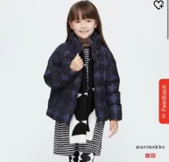 新品 海外 限定 ユニクロ マリメッコ キッズ 130 上着 ジャケット コート