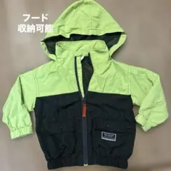 ナイロンジャケット　ジャンパー　100 子供　キッズ　ジップ　breeze