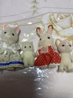 シルバニアファミリー 人形4体セット　ペルシャネコの赤ちゃん　その他